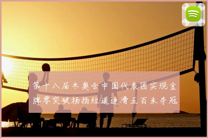 第十八届冬奥会中国代表团实现金牌零突破杨扬短道速滑五百米夺冠